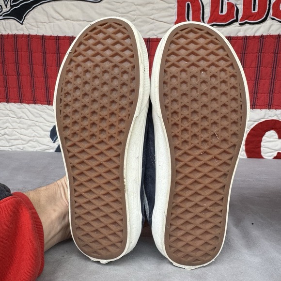 Size M3.5/W5 - Vans Off The Wall Old Skool Sneakers Skate Shoes Suede‎ Black - Picture 6 of 8